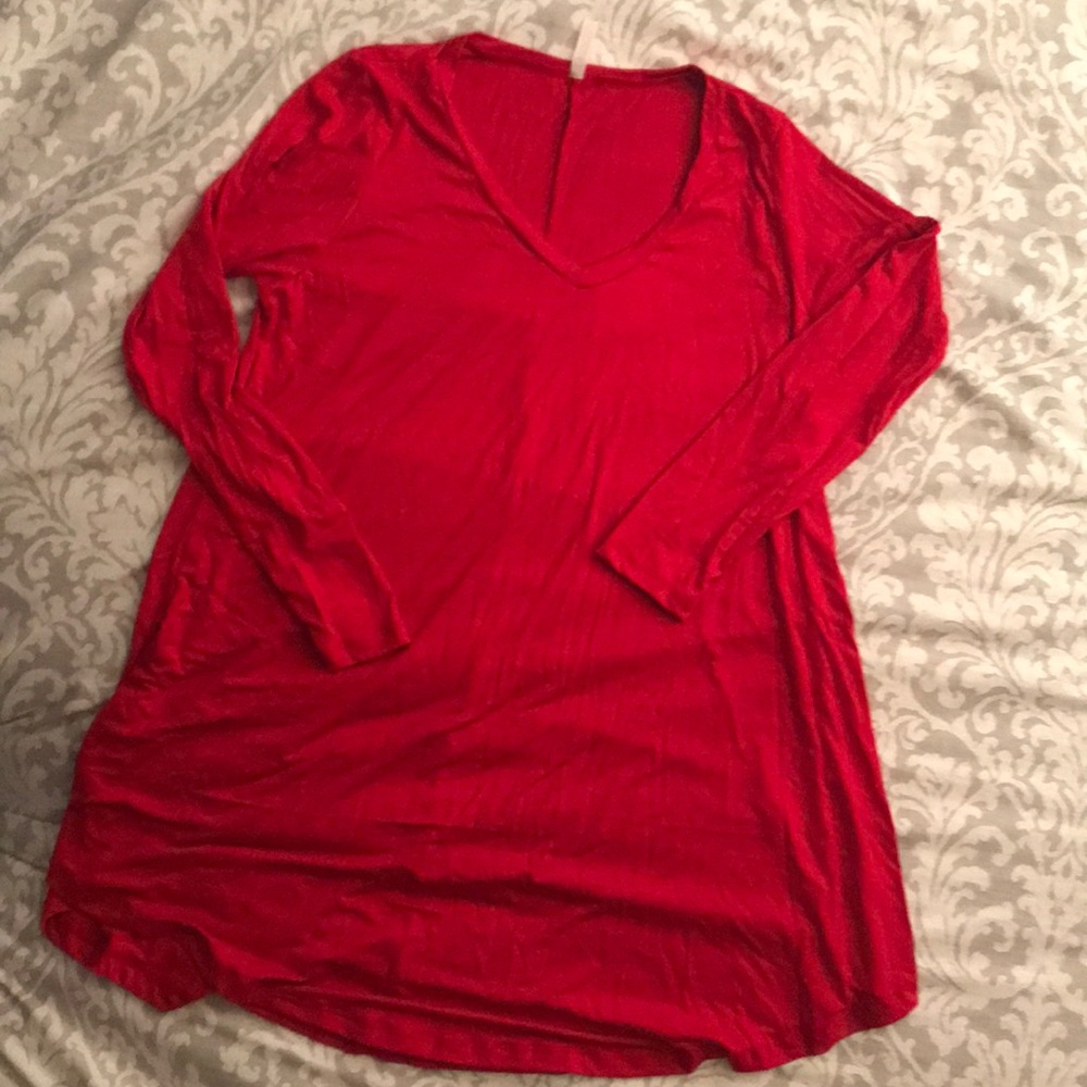 Red tunic
